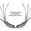 imageKastKing Iditarod Polarized Sport SunglassesPuriVex Protective Lens Coating Fishing Sunglasses For Driving Cycling RunningC Gloss Dark Gray Metallic Frame  Flash Mirror