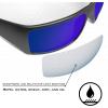 imageKastKing Iditarod Polarized Sport SunglassesPuriVex Protective Lens Coating Fishing Sunglasses For Driving Cycling RunningD Gloss Black Frame  Orange Mirror