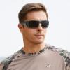 imageKastKing Iditarod Polarized Sport SunglassesPuriVex Protective Lens Coating Fishing Sunglasses For Driving Cycling RunningE Matte Boulder Camo Obsidian Frame  Smoke Lens