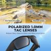 imageKastKing Iditarod Polarized Sport SunglassesPuriVex Protective Lens Coating Fishing Sunglasses For Driving Cycling RunningI Gloss Tal Light Blue Frame  Ice Blue Revo Lens