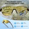 imageKastKing Nizini Polarized Sports Fishing Sunglasses With PuriVex Protective Lens Coating Rimless Wrap Design Men WomenD Gloss Tal Dark Olive Frame  Gold Mirror