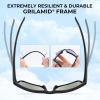 imageKastKing Toccoa Polarized Sport Sunglasses for Men and WomenIdeal for Driving Fishing Cycling and RunningUV ProtectionL Frame Gloss Black  Lens Brown Base  Chartreuse Mirror