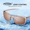 imageKastKing Toccoa Polarized Sport Sunglasses for Men and WomenIdeal for Driving Fishing Cycling and RunningUV ProtectionM Frame Gray Lens Brown