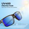 imageKastKing Toccoa Polarized Sport Sunglasses for Men and WomenIdeal for Driving Fishing Cycling and RunningUV ProtectionO Frame Gloss Tal Gray Lens Smoke  Blue Ocean Mirror