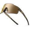 E: Gloss Tal Dark Olive Frame  Brown Gold Mirror