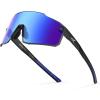 F: Black Frame  Smoke Cobalt Mirror