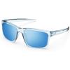imageKastKing Toccoa Polarized Sport Sunglasses for Men and WomenIdeal for Driving Fishing Cycling and RunningUV ProtectionN Frame Gloss Tal Light Blue Lens Smoke  Ice Blue Mirror
