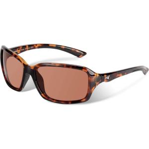 imageKastKing Alanta Polarized Sunglasses With PuriVex Protective Lens CoatingUV400 Women Sunglasses for Cycling Driving FishingFrame Gloss Demi Lens Dark Copper