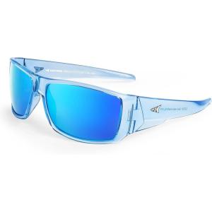 imageKastKing Iditarod Polarized Sport SunglassesPuriVex Protective Lens Coating Fishing Sunglasses For Driving Cycling RunningI Gloss Tal Light Blue Frame  Ice Blue Revo Lens