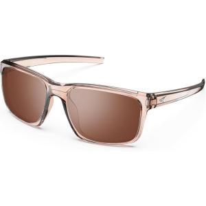 imageKastKing Toccoa Polarized Sport Sunglasses for Men and WomenIdeal for Driving Fishing Cycling and RunningUV ProtectionM Frame Gray Lens Brown