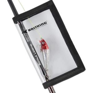 imageKastKing Madbite Lure Wraps Available in Two Sizes Keeps Lures Safe Durable amp Clear PVC Easily See Lures Easy Open and Close Hook amp Loop System Great Value Includes 4 Lure WrapsB 4 Pack  Large 748x 389