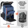 imageKastKing All Weather Fishing Tackle Backpack with 4 Waterproof Tackle Boxes amp Removable Rod HoldersWaterproof ArmorShield Fabric Fishing Bag Storage Fishing GearA GreyWith 4 Waterproof Tackle Boxes