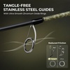 image:imageKastKing Spartacus Defender TwinTip Fishing Rod and Reel Combo Spinning amp Baitcaster Combo KastFlex IM7 Graphite 2Piece Blanks with Backup Tip Section PTS System EVA HandlesSpin70 M3000 Reel 2pcs Extra Tip