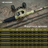 image:imageKastKing Spartacus Defender TwinTip Fishing Rod and Reel Combo Spinning amp Baitcaster Combo KastFlex IM7 Graphite 2Piece Blanks with Backup Tip Section PTS System EVA HandlesCast Left Reel  66 M Rod2pcs Extra Tip