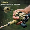 image:imageKastKing Spartacus Defender TwinTip Fishing Rod and Reel Combo Spinning amp Baitcaster Combo KastFlex IM7 Graphite 2Piece Blanks with Backup Tip Section PTS System EVA HandlesCast Right Reel  70 M Rod2pcs Extra Tip