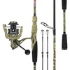 image:imageKastKing Spartacus Defender TwinTip Fishing Rod and Reel Combo Spinning amp Baitcaster Combo KastFlex IM7 Graphite 2Piece Blanks with Backup Tip Section PTS System EVA HandlesSpin66 Ml2000 Reel 2pcs Extra Tip