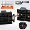 image:imageKastKing GravityLock V8 Multifunction Fishing Rod Holder Wall Mounted Fishing Rod Rack Holds 8 Fishing Rods or Combos One Adjustable Clip Patented Builtin Line Spooler amp Cutter HeavyDuty GripCV9 Store 18 Combos  2 Packs