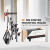 image:imageKastKing GravityLock V8 Multifunction Fishing Rod Holder Wall Mounted Fishing Rod Rack Holds 8 Fishing Rods or Combos One Adjustable Clip Patented Builtin Line Spooler amp Cutter HeavyDuty GripDV8  V9 Store 17 Combos  2 Packs
