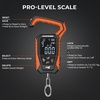 image:imageKastKing Weighmaster MechanicalDigital Fishing Scale 120 lb Capacity 25 Backlit Display HighPrecision Sensor 9 Weight Memory Temperature Detection IPX6 Waterproof Fishing GiftsD Orange Combo