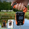 image:imageKastKing Weighmaster MechanicalDigital Fishing Scale 120 lb Capacity 25 Backlit Display HighPrecision Sensor 9 Weight Memory Temperature Detection IPX6 Waterproof Fishing GiftsD Orange Combo