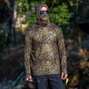 image:imageKastKing Mens Hoodie Shirt UPF 50 Long Sleeve Fishing Shirt UV Protection ShirtB Forest View With Neck Gaiter