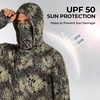 image:imageKastKing Mens Hoodie Shirt UPF 50 Long Sleeve Fishing Shirt UV Protection ShirtC Multipurpose With Neck Gaiter
