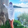 image:imageKastKing Mens Hoodie Shirt UPF 50 Long Sleeve Fishing Shirt UV Protection ShirtE Gray With Neck Gaiter