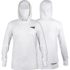 image:imageKastKing Mens Hoodie Shirt UPF 50 Long Sleeve Fishing Shirt UV Protection ShirtE Gray With Neck Gaiter