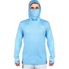 image:imageKastKing Mens Hoodie Shirt UPF 50 Long Sleeve Fishing Shirt UV Protection ShirtGblue With Neck Gaiter