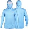 image:imageKastKing Mens Hoodie Shirt UPF 50 Long Sleeve Fishing Shirt UV Protection ShirtGblue With Neck Gaiter