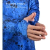 image:imageKastKing Mens Hoodie Shirt UPF 50 Long Sleeve Fishing Shirt UV Protection ShirtLblue Patriot With Neck Gaiter