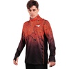 image:imageKastKing Mens Hoodie Shirt UPF 50 Long Sleeve Fishing Shirt UV Protection ShirtRblaze Fade With Neck Gaiter