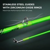 image:imageKastKing Zephyr DualTip Fishing Rod and Reel ComboSpinning amp Baitcaster ComboDual Tips Section for Different PowersIM6 Graphite 2Piece Rod with Extra TipSensitive amp PowerfulFreshwater FishingCast 70 M Mh Dualtip Rod  Left Handedgreen