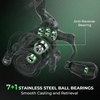 image:imageKastKing Zephyr DualTip Fishing Rod and Reel ComboSpinning amp Baitcaster ComboDual Tips Section for Different PowersIM6 Graphite 2Piece Rod with Extra TipSensitive amp PowerfulFreshwater FishingSpin 60 Ml M Dualtip Rod  2000 Reelblack