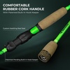 image:imageKastKing Zephyr DualTip Fishing Rod and Reel ComboSpinning amp Baitcaster ComboDual Tips Section for Different PowersIM6 Graphite 2Piece Rod with Extra TipSensitive amp PowerfulFreshwater FishingSpin 66 Ml M Dualtip Rod 2000 Reelgreen