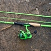 image:imageKastKing Zephyr DualTip Fishing Rod and Reel ComboSpinning amp Baitcaster ComboDual Tips Section for Different PowersIM6 Graphite 2Piece Rod with Extra TipSensitive amp PowerfulFreshwater FishingCast 60 Ml M Dualtip Rod  Right Handedgreen