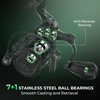 image:imageKastKing Zephyr DualTip Fishing Rod and Reel ComboSpinning amp Baitcaster ComboDual Tips Section for Different PowersIM6 Graphite 2Piece Rod with Extra TipSensitive amp PowerfulFreshwater FishingSpin 60 L Ml Dualtip Rod  2000 Reelblack
