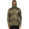 image:imageKastKing Mens Hoodie Shirt UPF 50 Long Sleeve Fishing Shirt UV Protection ShirtB Forest View With Neck Gaiter