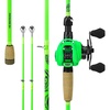Cast: 7'0''- M& Mh- Dual-tip Rod - Right Handed(green)
