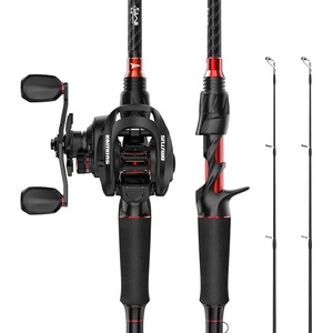 image:imageKastKing Brutus TwinTip Fishing Rod and Reel Combo Baitcaster Spinning amp Spincast Combos IM6 Graphite 2Piece Rod with Backup Tip Section EVA Handle Durable amp Sensitive Freshwater FishingCast Left Reel  70 Mh Rod2 Pcs  Extra Tip