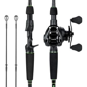 image:imageKastKing Zephyr DualTip Fishing Rod and Reel ComboSpinning amp Baitcaster ComboDual Tips Section for Different PowersIM6 Graphite 2Piece Rod with Extra TipSensitive amp PowerfulFreshwater FishingCast 60 Ml M Dualtip Rod  Right Handedblack