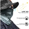 image:imageKastKing Sol Armis Neck Gaiter  UPF 50 Face Mask  UV Sun Protection Mask for Men amp Women Fishing HikingB Black Gray Fade Size 19x95