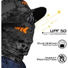 image:imageKastKing Sol Armis Neck Gaiter  UPF 50 Face Mask  UV Sun Protection Mask for Men amp Women Fishing HikingC Blackout Size 19x95