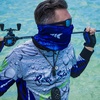 image:imageKastKing Sol Armis Neck Gaiter  UPF 50 Face Mask  UV Sun Protection Mask for Men amp Women Fishing HikingG Blue Patriot Size 19x95