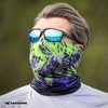 image:imageKastKing Sol Armis Neck Gaiter  UPF 50 Face Mask  UV Sun Protection Mask for Men amp Women Fishing HikingM Wildcat Purple and Lime Green Size 19x95