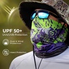 image:imageKastKing Sol Armis Neck Gaiter  UPF 50 Face Mask  UV Sun Protection Mask for Men amp Women Fishing HikingM Wildcat Purple and Lime Green Size 19x95