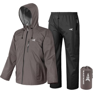 image:imageKastKing HydroSense Essential Waterproof Rain Suit for Men and Women Lightweight Durable Outdoor Gear for Fishing HikingBrown
