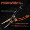 image:imageKastKing TiForge Titanium Jaw Fishing Pliers  CorrosionResistant Freshwater amp Saltwater Pliers DualTip Design Safety Lock Secure Sheath amp Tether System76 Titanium Jaw PlierOrangeBlack