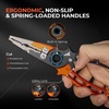 image:imageKastKing TiForge Titanium Jaw Fishing Pliers  CorrosionResistant Freshwater amp Saltwater Pliers DualTip Design Safety Lock Secure Sheath amp Tether System76 Titanium Jaw PlierOrangeBlack