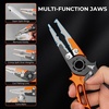 image:imageKastKing TiForge Titanium Jaw Fishing Pliers  CorrosionResistant Freshwater amp Saltwater Pliers DualTip Design Safety Lock Secure Sheath amp Tether System76 Titanium Jaw PlierOrangeBlack